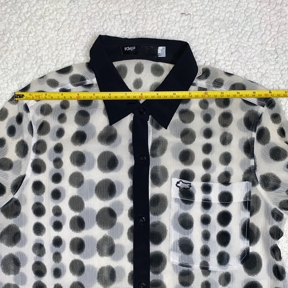 FOX !! Dress shirt!! Loose fitting Xsmall - Picture 9 of 15